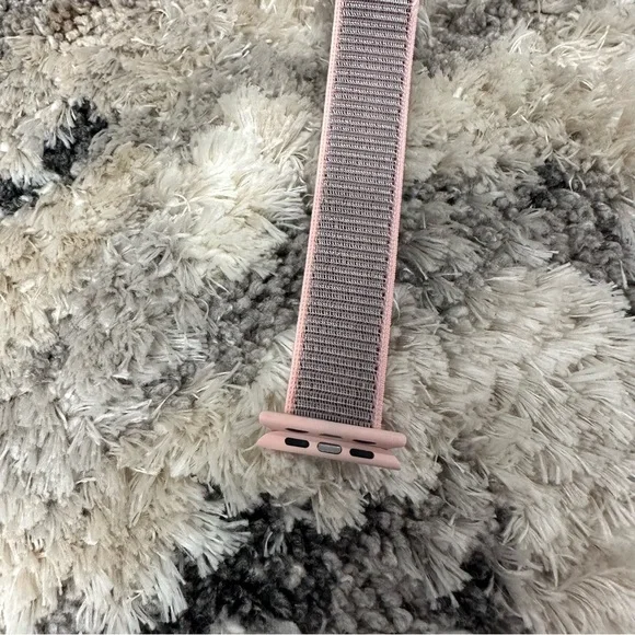 Apple Watch Replacement Sport Band Nike + Edition Space Dye Pink Nylon 38mm - Picture 7 of 8